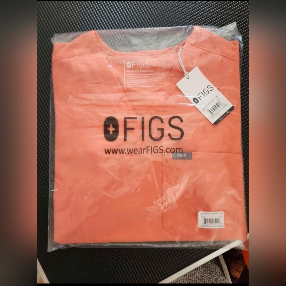 Figs Sunset Drift XXS Catarina Scrub Top